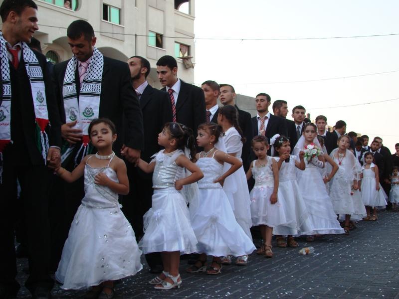 Hamas sponsored mass pedophile wedding