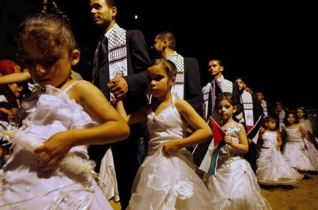 Hamas sponsored mass pedophile wedding